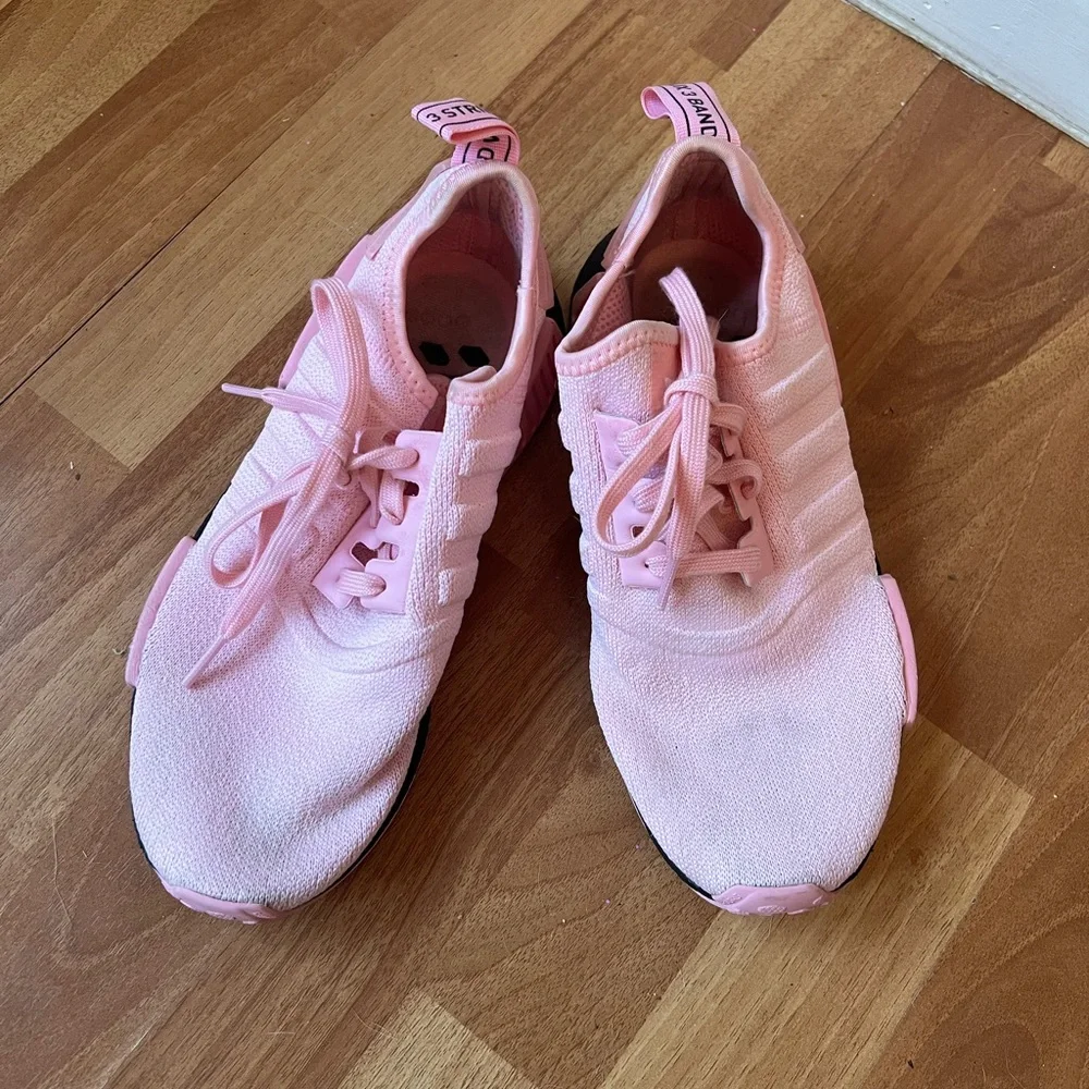 Light Pink Adidas Running Sneakers - Picture 3 of 5